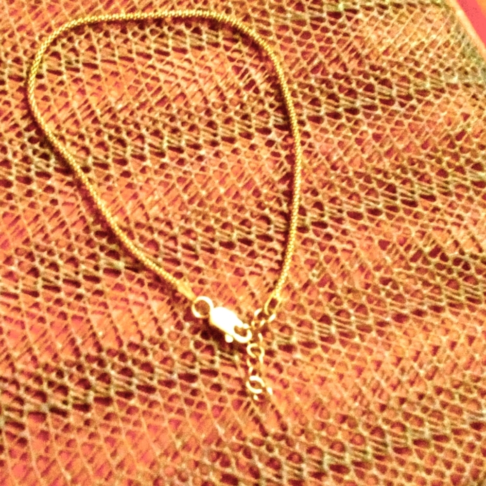 925 Italy Gold Bracelet